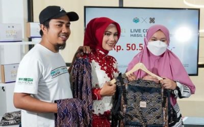 Aksi Sosial, Pelaku Usaha di Kota Malang Lelang Gendongan untuk Bantu Pengobatan Bayi